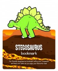 Книгоразделител с динозаври - Стегозавър