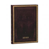 Бележник Paperblanks Diary 2020, Black Moroccan, Midi/ 1717