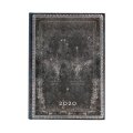 Бележник Paperblanks Diary 2020, Midnight Steel, Midi, 1700