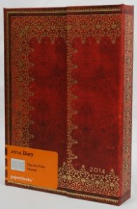 Бележник Paperblanks Diary 2014 Foiled Midi, Lined/ 4149