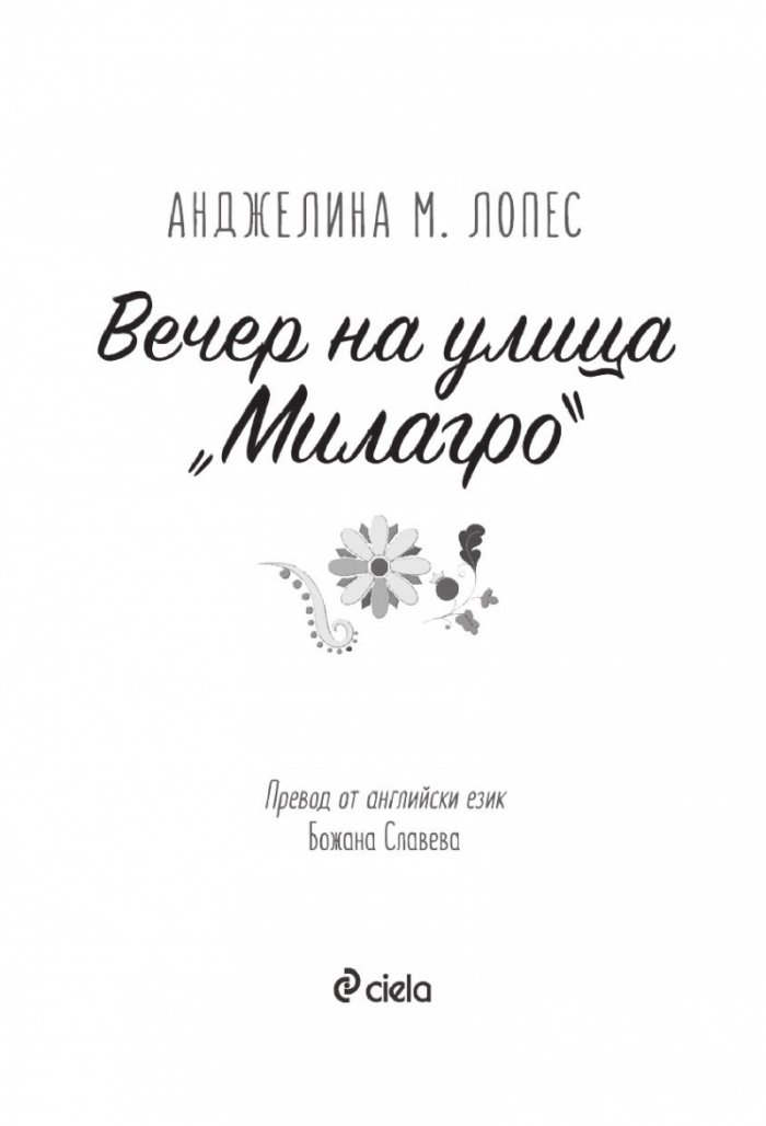 Вечер на улица Милагро