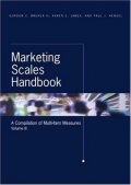 Scales Handbook : A Compilation of Multi-Item Measures