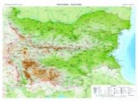 Релефна карта България 1 : 1 000 000