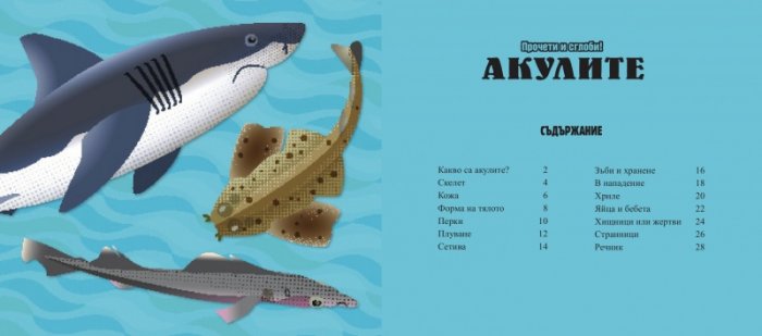 Прочети и сглоби! Акулите