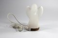 Мини USB лампа от хималайска сол - Ангел, бял, малък