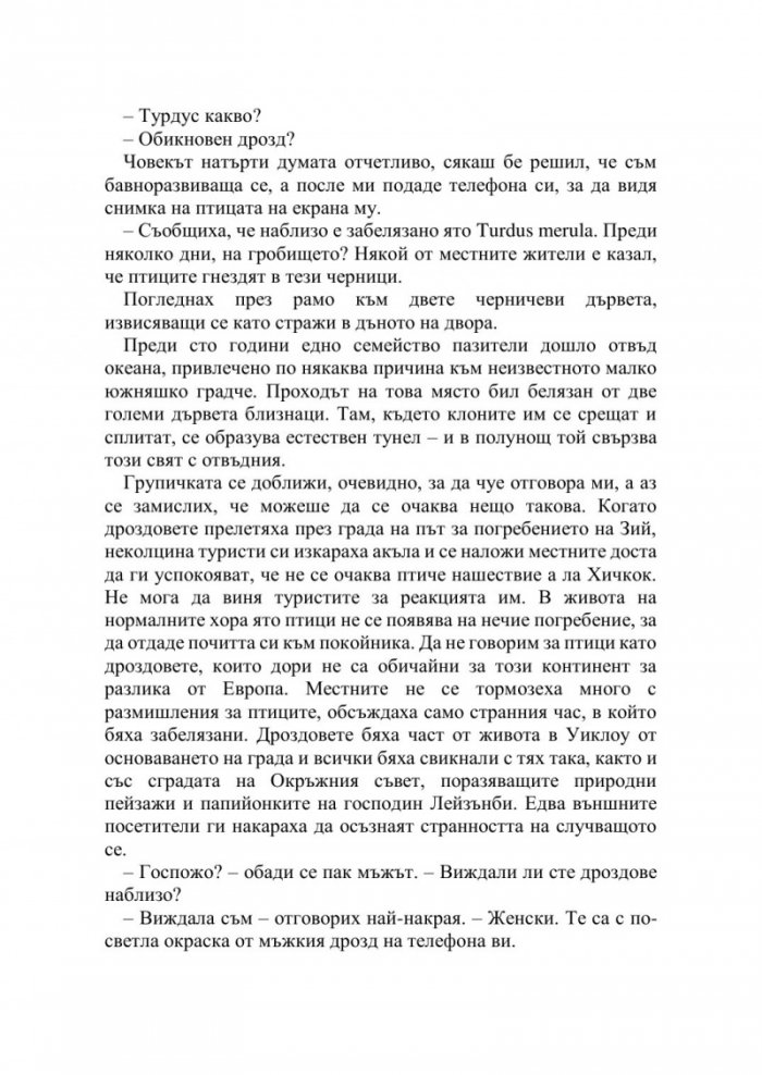 Полунощ в кафене Черният дрозд