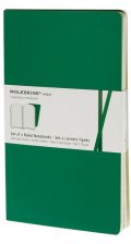Бележник Moleskine Ruled Volant Notebook Pocket Emerald Green: Set of 2 [7849]