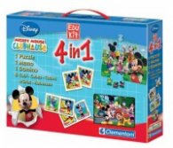 Micky Mouse 4 in 1: Memo; Domino; Puzzle; Cubi - 12618