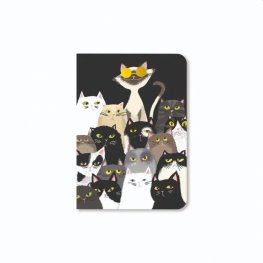 Тетрадка мини - Намръщени котки CARTES D'ART
