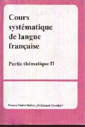 Cours systematique de langue francaise-1/2