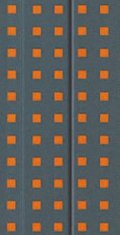 Бележник Paper- Oh Grey on Orange, B6.5, Lined/ 0786