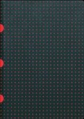 Бележник Paper- Oh Black on Red, A5, Grid/ 2490