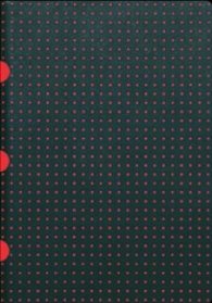 Бележник Paper- Oh Black on Red, A5, Grid/ 2490