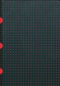 Бележник Paper- Oh Black on Red, A5, Grid/ 2490