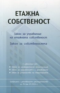 Етажна собственост. Закон за управление на етажната собственост. Закон за собствеността