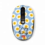 Безжична мишка с USB приемник - маргаритки Legami