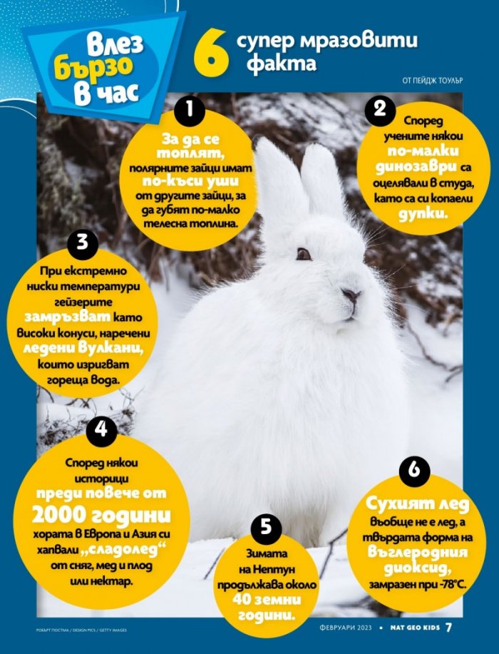 National Geographic KIDS България Февруари/2023