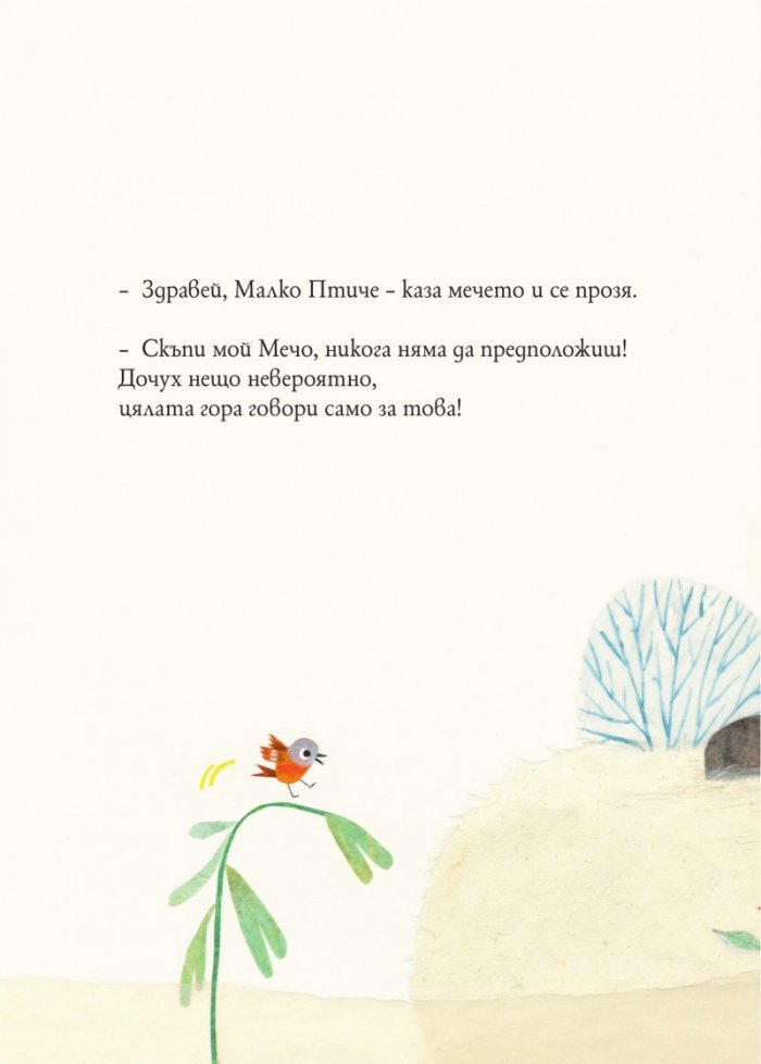Мечокът и птичето