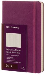 Бележник Moleskine Daily Diary 2017 Large Violet [4059]