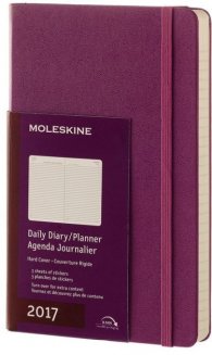 Бележник Moleskine Daily Diary 2017 Large Violet [4059]