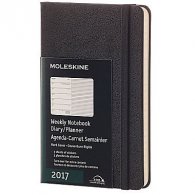 Бележник Moleskine Weekly Diary 2017 Pocket Notebook, Harcover [3311]