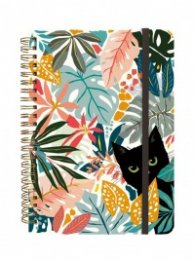 Тетрадка със спирала - Черно коте CARTES D'ART