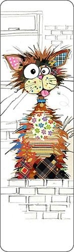 Книгоразделител - оранжево коте KIUB