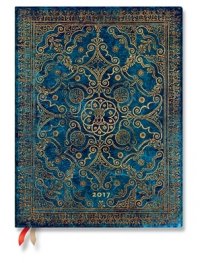 Бележник Paperblanks Dayplanners 2017 Azure, Ultra/ 4582
