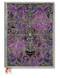 Бележник Paperblanks Dayplanners 2017 Aubergine, Ultra/ 4698