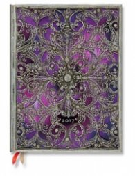 Бележник Paperblanks Dayplanners 2017 Aubergine, Ultra/ 4698