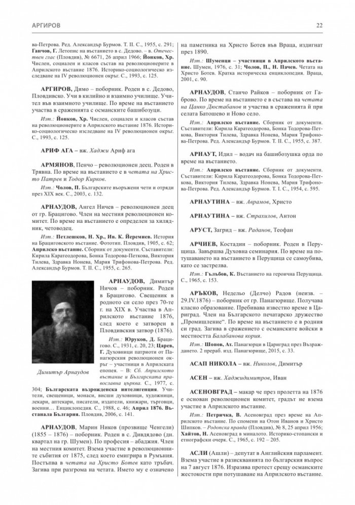 Априлско въстание 1876 година. Кратка историческа енциклопедия