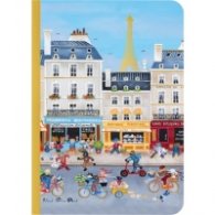 Джобен бележник - Котки в Париж CARTES D'ART
