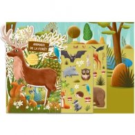 Комплект стикери - Горски животни CARTES D'ART