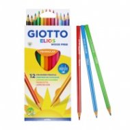 Цветни моливи Giotto Elios 12 цвята 13802128