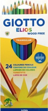 Цветни моливи Giotto Elios 24 цвята 13802129