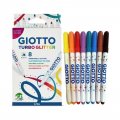 Флумастери Giotto Turbo Glitter 8 цвята 425800