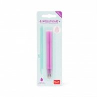 Комплект от 2 пълнителя за гел химикалка Legami Lovely Friends - Виолетово