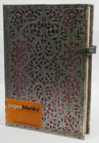 Бележник Paperblanks Silver Filigree Collection Midi, Lined/ 9350