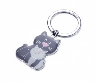 Ключодържател Troika-CAT & KITTY KR18-04/GY