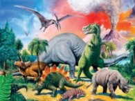 Пъзел 100 ч. XXL Among the Dinosaurs 109579