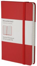 Бележник Moleskine Square Pocket, Hard Red [Diary] [0291]