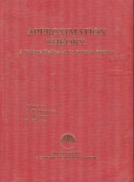 Approximation Theory: A Volume Dedicated to Borislav Bojanov