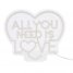 LED надпис Legami - All You Need is Love