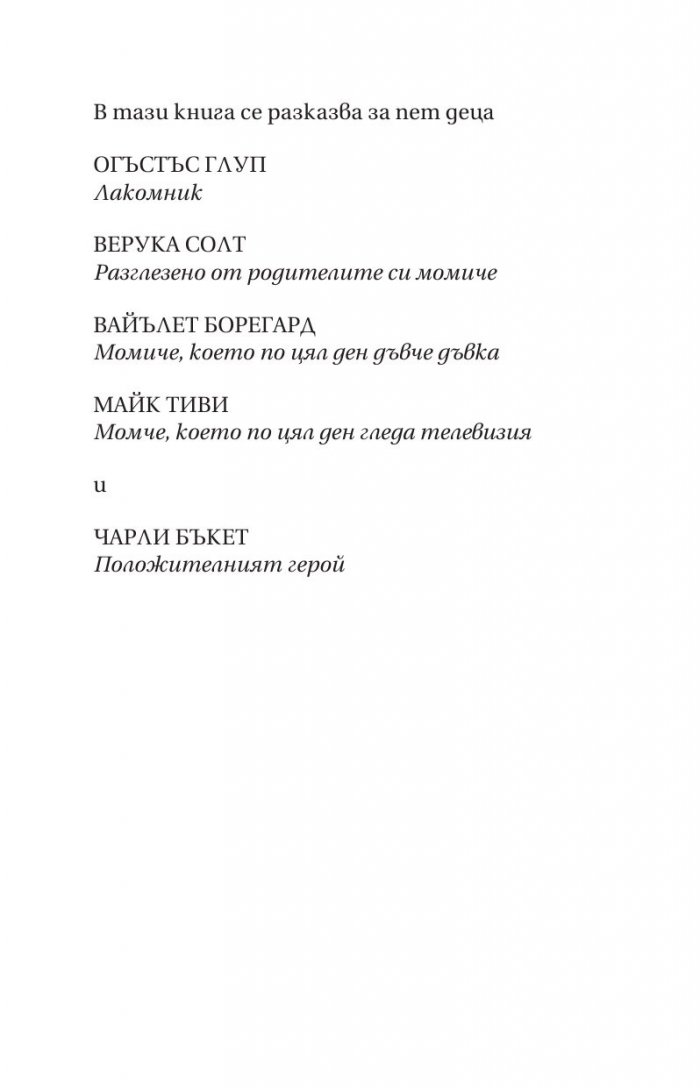 Чарли и шоколадовата фабрика
