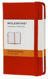 Бележник Moleskine Notebook Ruled Red Extra Small [Hard Cover] [7092]