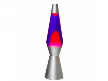 Лава лампа - Лилава течност, розов восък XL1766