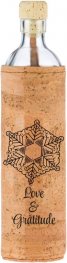 Бутилка FLASKA SPIRITUAL 0.500L: Корк - Еmoto project + корк. тапа