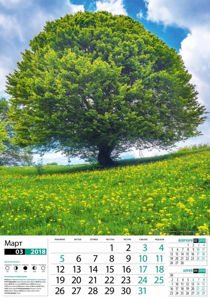 Стенен календар 2019: Медитация