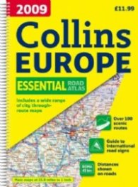 Collins Europe Essential Road Atlas 2009