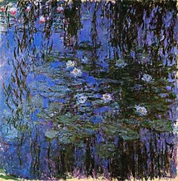 Les nympheas bleus / Monet